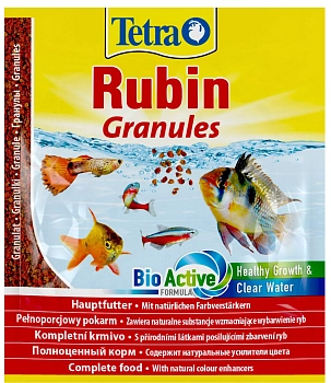 TetraRubin Granules (гранулы) для улучшения окраса всех видов рыб