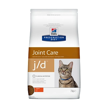 Hill's Prescription Diet j/d Joint Care корм для кошек диета для поддержания здоровья суставов