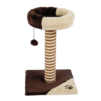 Triol CT-31 Стойка-когтеточка с лежанкой с шариком