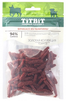 TiTBiT "Золотая коллекция" фрикасе из телятины для собак