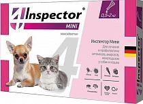 Inspector Mini капли для собак и кошек от 0,5-2 кг