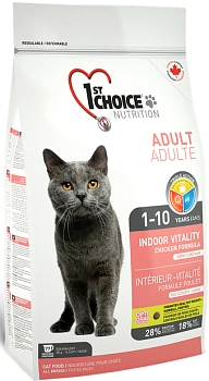 1St Choice Indoor Vitality корм для домашних кошек