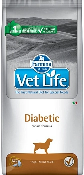 Vet Life Dog Diabetic корм для собак при сахарном диабете