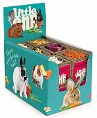 Little One Корзинка из луговых трав с наполнением (пастернак, цукини, морковь, яблоко, роза, тыква)