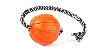 Collar мячик лайкер "Корд" на шнуре для собак