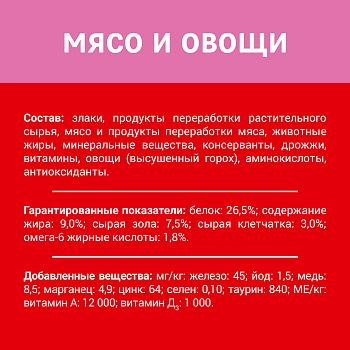 Дарлинг сухой корм для взрослых кошек