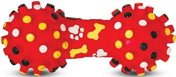 Triol игрушка из винила "Гантель с шипами" для собак