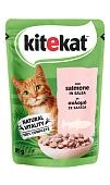 Kitekat пауч для кошек кусочки в соусе