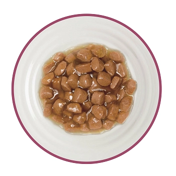 Деревенские лакомства пауч для кастрированных и стерилизованных кошек (кусочки в соусе)