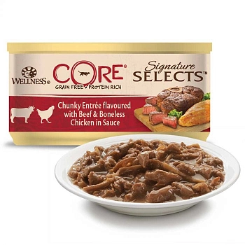 Wellness Core Signature Selects консервы для кошек (кусочки в соусе)