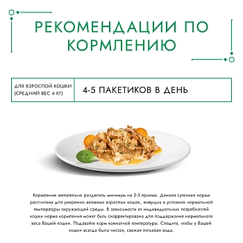 Гурмэ Натуральные рецепты пауч для кошек